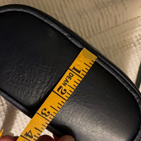 Pelletteria Di Mario Navy Blue Leather Crossbody Purse Made In Italy Adjustable - Picture 4 of 13